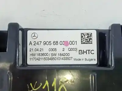 Автозапчасти б/у климат-контроль за mercedes-benz cla-klasse (bm 118) cla 45 s amg 4matic (118.354) ссылки oem iam a2479056803 e3-a1-6-3 hw183600