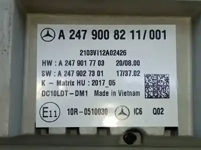Автозапчасти б/у приборная доска за mercedes-benz cla-klasse (bm 118) cla 45 s amg 4matic (118.354) ссылки oem iam a2479008211 e3-a1-6-3 a2479003515