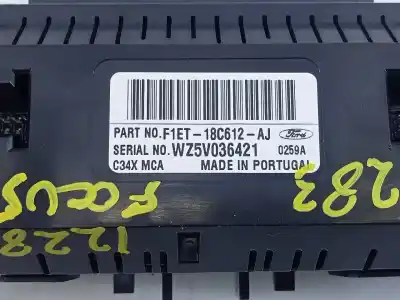 Second-hand car spare part climate control for ford focus turn. titanium oem iam references f1et18c612aj e3-b3-29-3 wz5v036421