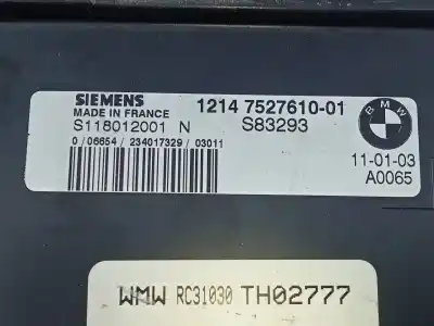 Second-hand car spare part ecu engine control for mini mini (r50,r53) cooper oem iam references 7530656 e3-a2-50-2 s118012001n