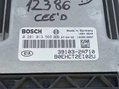 Автозапчастина б/у ебу контролер двигуна для kia cee´d active посилання на oem iam 391032a710 e3-a3-24-2 0281013569
