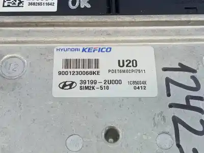 İkinci el araba yedek parçası ecu motor kontrol cihazi için hyundai tucson style 2wd oem iam referansları 391992u000  1c85004x