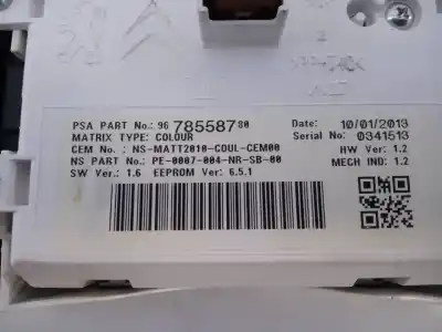 Peça sobressalente para automóvel em segunda mão quadrante por peugeot 508 allure hybrid4 referências oem iam 9800419880 e3-b2-40-1 9678558780