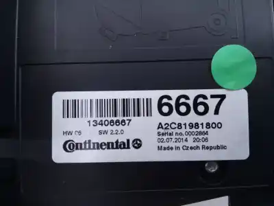 Автозапчастина б/у аудіо система / радіо cd для opel zafira tourer expression посилання на oem iam 95247248 e3-a5-28-4 a2c81981800