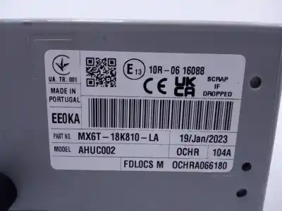 Second-hand car spare part gps navigation system for ford focus st-line oem iam references mx6t18k810la e3-b3-40-4 nx7t18b955le