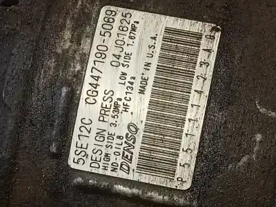 Second-hand car spare part air conditioning compressor for jeep compass limited oem iam references cg4471905069 p3-b2-7-3 5se12c