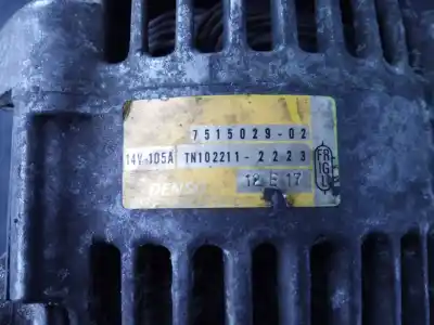 Peça sobressalente para automóvel em segunda mão alternador por mini mini (r50,r53) one referências oem iam 751502902 p3-a4-29-5 tn1022112223