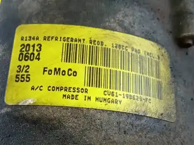 Peça sobressalente para automóvel em segunda mão compressor de ar condicionado a/a a/c por ford focus lim. (cb8) trend referências oem iam cv6119d629fc p3-b2-19-4 