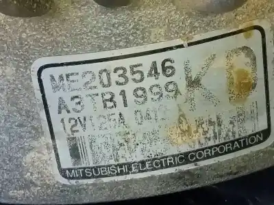 Second-hand car spare part alternator for mitsubishi montero (v60/v70) 3.2 di-d avance oem iam references me203546 p3-b5-7-1 a3tb1999