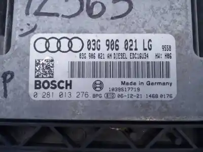 Автозапчасти б/у блок управления двигателем за audi a3 (8p) 2.0 tdi ambiente ссылки oem iam 03g906021lg e2-a1-35-3 0281013276