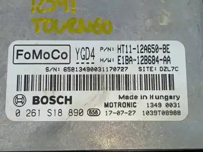 Pezzo di ricambio per auto di seconda mano centralina motore per ford tourneo courier (c4a) titanium riferimenti oem iam ht1112a650be e3-a3-24-2 e1ba12b684aa