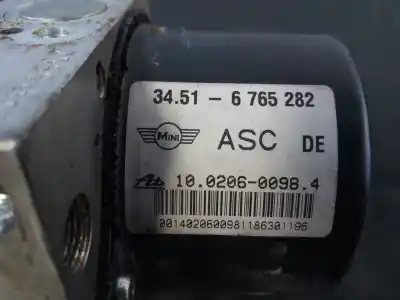 Pezzo di ricambio per auto di seconda mano abs per bmw mini (r50,r53) cooper riferimenti oem iam 34516765282 p3-b8-17-2 6765284