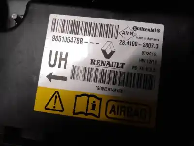 Peça sobressalente para automóvel em segunda mão CENTRALINA DE AIRBAG por RENAULT MEGANE III BERLINA 5 P  Referências OEM IAM 985105478R  