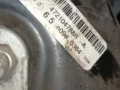 Автозапчастина б/у гальмівний серво для renault clio iv authentique посилання на oem iam 472104788r