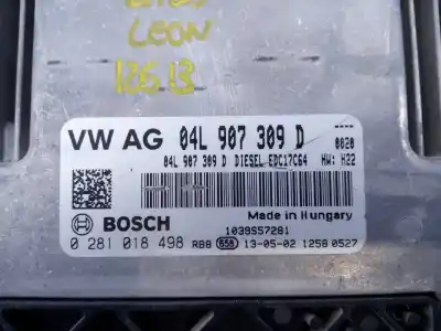 Автозапчастина б/у ебу контролер двигуна для seat leon sc (5f5) style посилання на oem iam 04l907309d e2-a1-35-3 0281018498