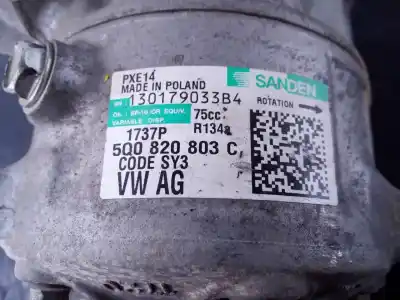 Автозапчасти б/у компрессор кондиционера воздуха за seat leon sc (5f5) style ссылки oem iam 5q0820803c p3-b2-23-4 130179033b4