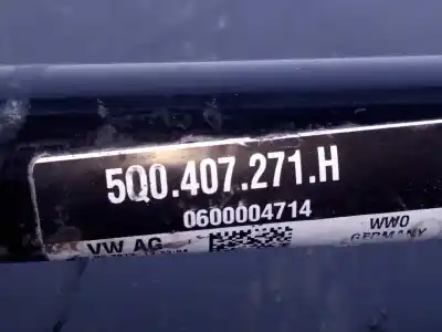 Автозапчастина б/у передня ліва трансмісія для seat leon sc (5f5) style посилання на oem iam 5q0407271h p1-a6-18 
