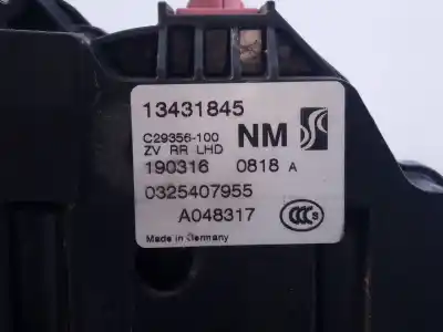 Second-hand car spare part rear right door lock for opel corsa e selective oem iam references 13431845 e2-b6-60-1 13431845