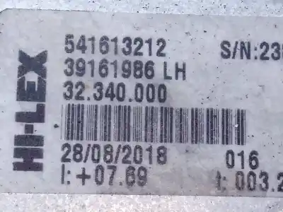 Second-hand car spare part driver left window regulator for opel corsa e selective oem iam references 541613212 e2-b6-60-1 32340000