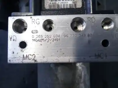 Peça sobressalente para automóvel em segunda mão abs por citroen c4 lim. business referências oem iam 9677024980 p3-a8-14-5 0265252034