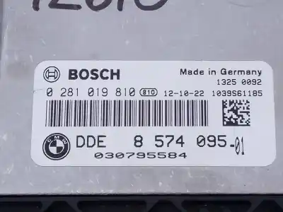 Pièce détachée automobile d'occasion calculateur moteur ecu pour bmw serie 3 lim. (f30) 316d références oem iam 857409501  0281019810