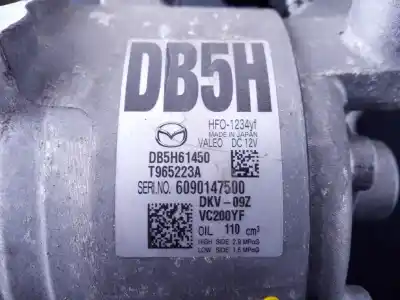 Second-hand car spare part air conditioning compressor for mazda 2 lim. () evolution oem iam references db5h61450 p3-a1-28-3 t965223a