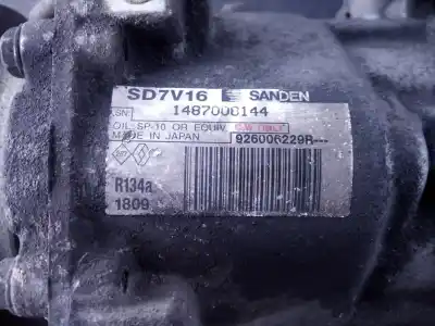 Second-hand car spare part air conditioning compressor for dacia duster laureate 4x2 oem iam references 926006229r p3-a1-34-3 1487000144