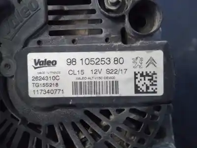 İkinci el araba yedek parçası alternatör için opel crossland x excellence oem iam referansları 9810525380 p3-b6-9-3 2624310c