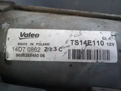 Peça sobressalente para automóvel em segunda mão motor de arranque por citroen c-elysée shine referências oem iam 9688268480 p3-a10-29-2 14d70862