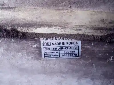 Peça sobressalente para automóvel em segunda mão intercooler por chevrolet captiva 2.0 vcdi ls referências oem iam 622155 p2-b10-8 96629070