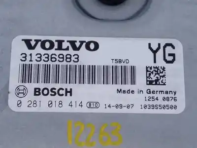Second-hand car spare part ecu engine control for volvo v60 kombi kinetic oem iam references 31336983 e3-b5-45-4 0281018414