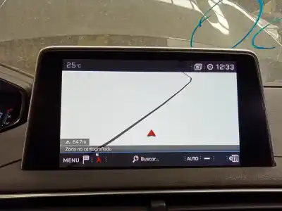 Peça sobressalente para automóvel em segunda mão módulo / sistema de navegação gps por peugeot 5008 gt line referências oem iam 