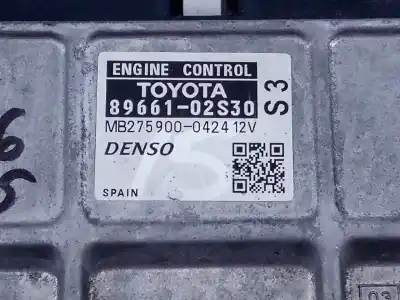 Second-hand car spare part ecu engine control for toyota auris active oem iam references 8966102s30 e3-b2-13-3 mb2759000424