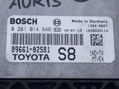 Second-hand car spare part ecu engine control for toyota auris active oem iam references 8966102s81 e3-b2-13-3 0281014846