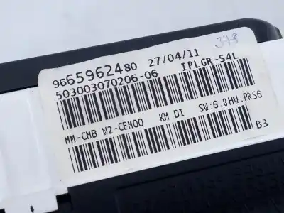 Peça sobressalente para automóvel em segunda mão quadrante por peugeot 508 access referências oem iam 9665962480 e3-b2-33-3 