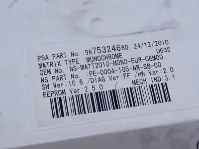 Peça sobressalente para automóvel em segunda mão quadrante por peugeot 508 access referências oem iam 9665962480 e3-b2-33-3 