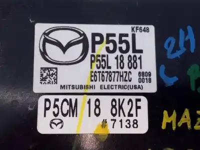 Second-hand car spare part ecu engine control for mazda 2 lim. () evolution oem iam references p55l18881 e3-b5-23-1 e6t67877hzc
