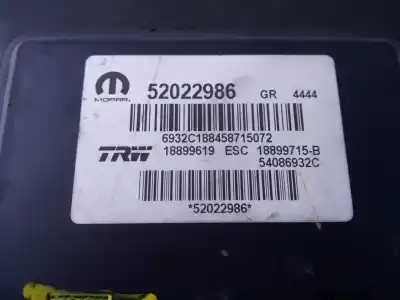 Peça sobressalente para automóvel em segunda mão abs por jeep renegade night eagle 4x2 referências oem iam 52022986 p3-a8-19-4 50302070738