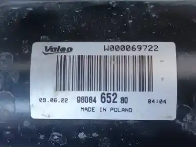 Pezzo di ricambio per auto di seconda mano Tiranti E Motorino Del Tergicristallo Anteriore per PEUGEOT EXPERT FURGÓN Pro Standard Riferimenti OEM IAM 9808465280  
