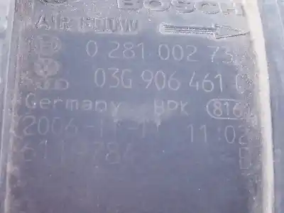 Автозапчасти б/у расходомер воздуха за volkswagen touareg (7la, 7l6, 7l7) 2.5 r5 tdi ссылки oem iam 03g906461c e2-a1-28-7 