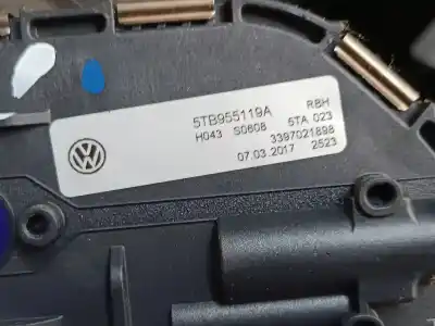 Peça sobressalente para automóvel em segunda mão motor do limpa para brisas por volkswagen touran (5t1) advance bmt referências oem iam 5tb955119a