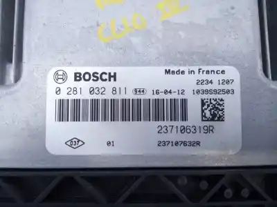 Second-hand car spare part ecu engine control for renault clio iv limited oem iam references 237106319r e2-a1-30-7 0281032811