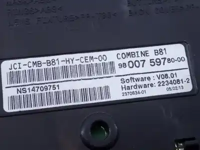 Автозапчастина б/у панель інструментів для citroen ds5 desire hybrid4 посилання на oem iam 9678558780 e3-b2-28-3 