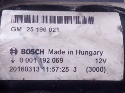Peça sobressalente para automóvel em segunda mão motor de arranque por opel corsa e selective referências oem iam 25196021 p3-a10-13-1 0001192069