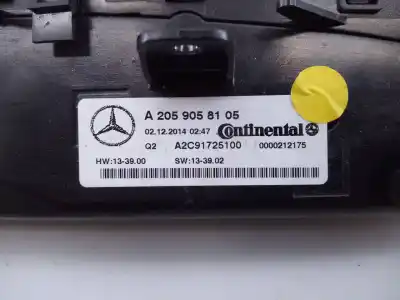 Автозапчасти б/у климат-контроль за mercedes-benz clase c (w205) familiar avangarde ссылки oem iam a2059058105 e3-a1-4-7 