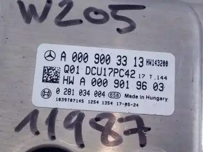 Автозапчастина б/у електронний модуль для mercedes clase c (w205) lim. c 220 cdi bluetec (205.004) посилання на oem iam a0009003313 e3-a1-4-1 a0009019603