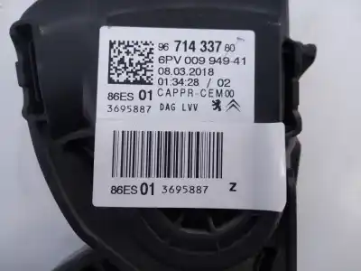 Автозапчастина б/у педаль акселератора для citroen c-elysée feel посилання на oem iam 9671433780 e3-b2-26-3 