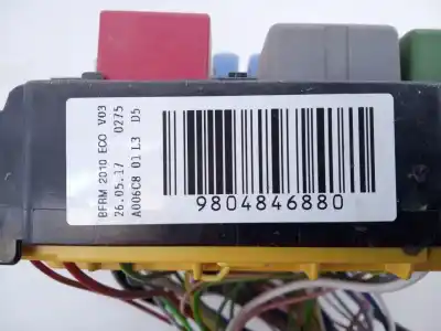 Second-hand car spare part fuse box unit for citroen c-elysée shine oem iam references 9804846880 e3-b2-45-2 