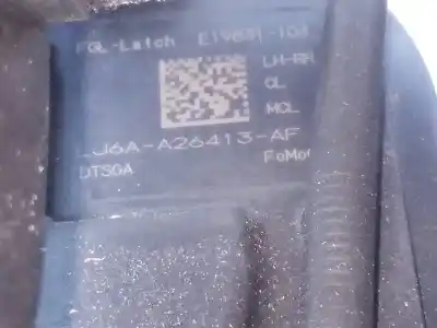 Peça sobressalente para automóvel em segunda mão fechadura da porta traseira esquerda por ford kuga st-line referências oem iam lj6aa26413af e2-b3-45-2 