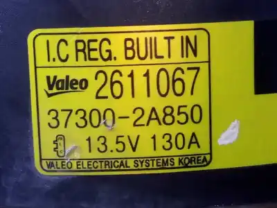 Pezzo di ricambio per auto di seconda mano alternatore per kia cee´d drive riferimenti oem iam 373002a850 p3-a5-4-3 2611067